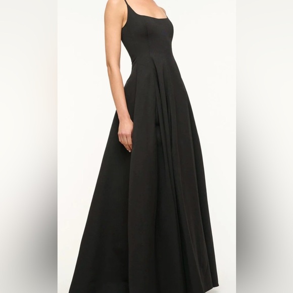 STAUD Joy Maxi Dress in Black - Picture 4 of 5